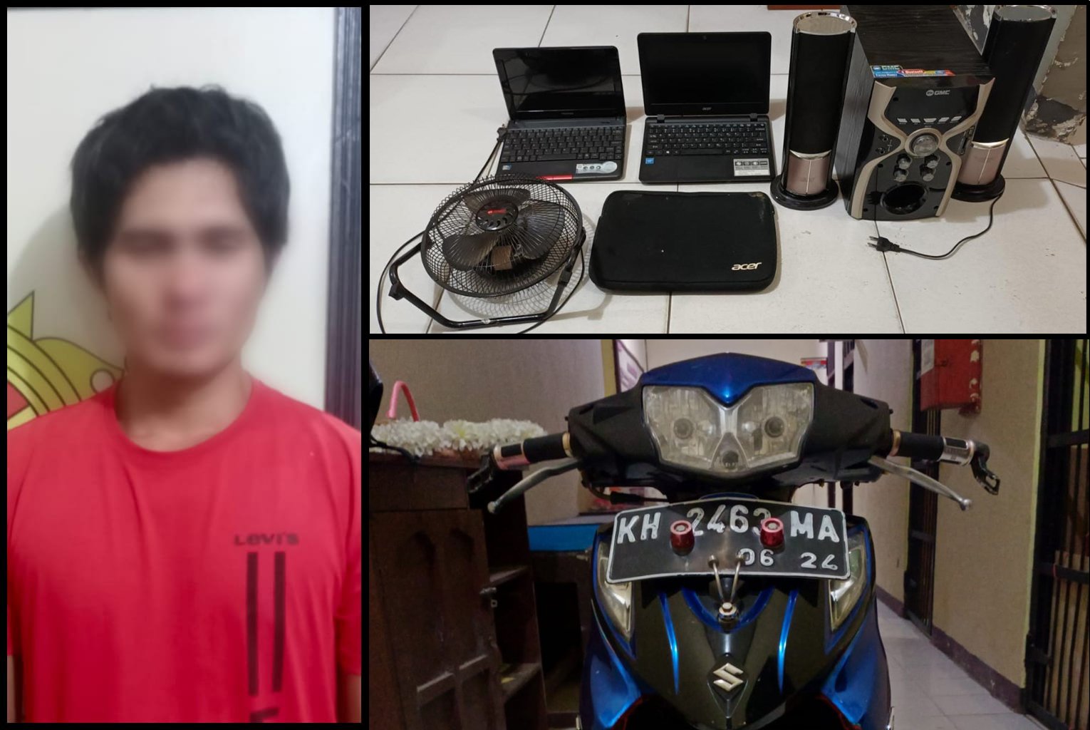 Kurang dari 24 Jam, Polsek Murung Ringkus Pelaku Pencurian di Desa Bahitom