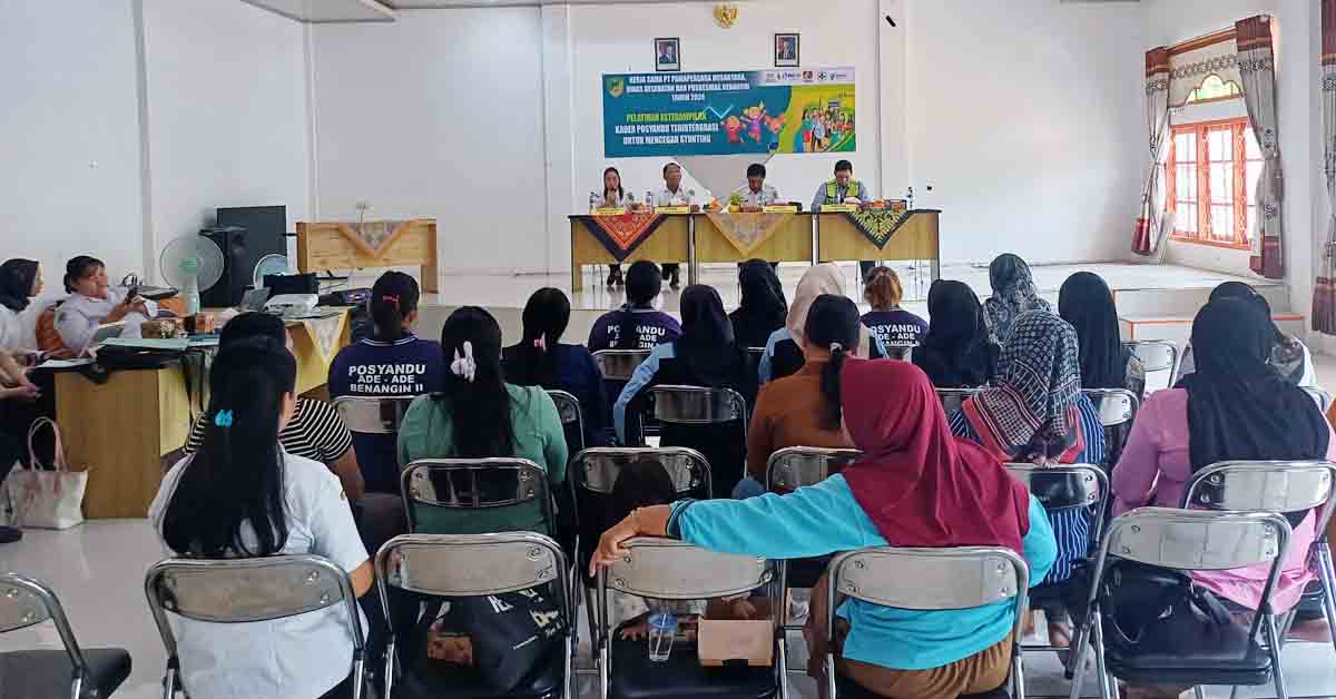 Bantu Pencegahan Stunting, PT. PAMA BEKB Lakukan Pelatihan Kader Posyandu