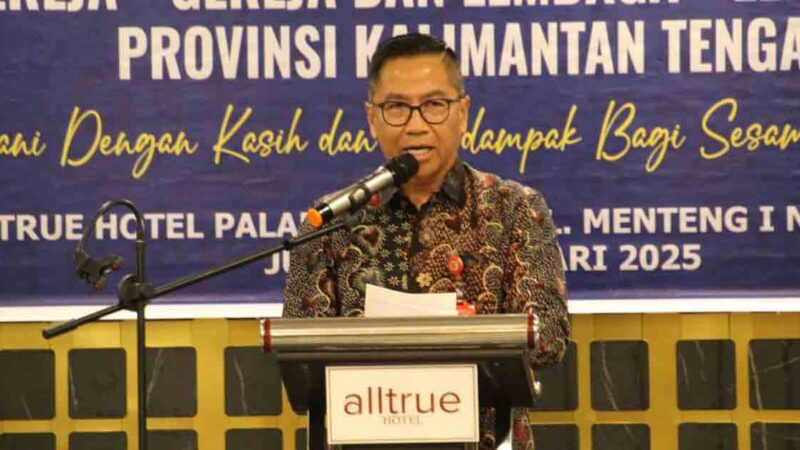 Buka Muswil, Leonard Harapkan PGLII Kalteng Jadi Garda Terdepan untuk Memupuk Semangat Toleransi