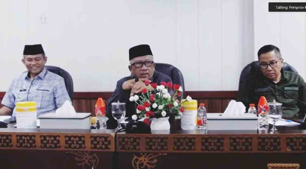 Plt Sekda Prov Kalteng Pimpin Rakor Pelaksanaan Program Makan Bergizi Gratis