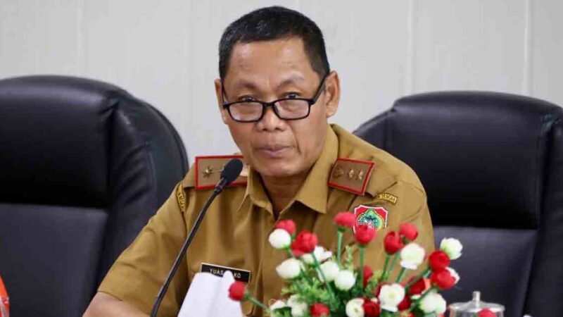 Sahli Gubernur Yuas Elko Hadiri Rakor Pengendalian Inflasi Secara Virtual