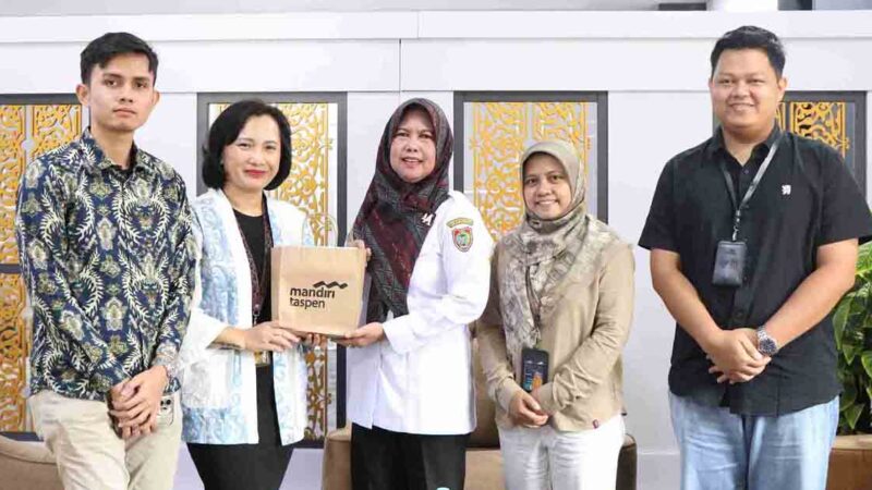 Pererat Sinergi, Kepala BKD Kalteng Terima Kunjungan PT Taspen dan PT Bank Mandiri Taspen