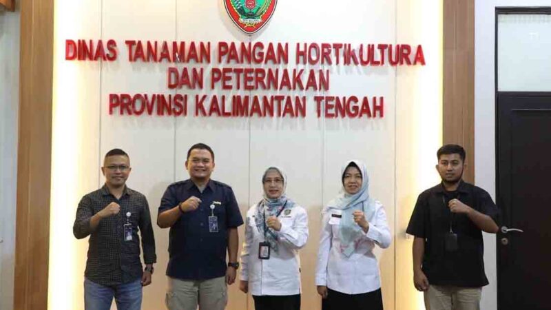 Kepala Dinas TPHP Sunarti Terima Kunjungan Pimwil Bulog Kalteng