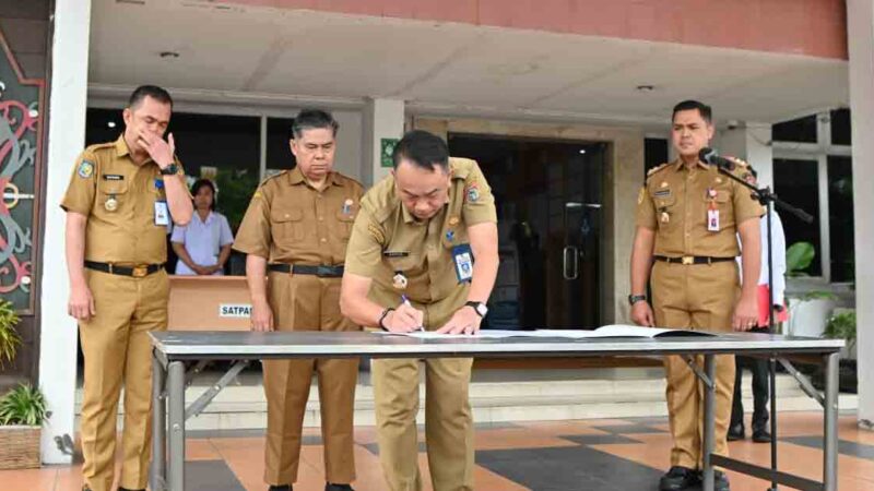 Sertijab Kabid SMK Disdik Kalteng