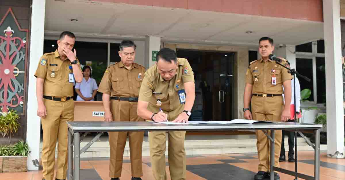 Sertijab Kabid SMK Disdik Kalteng
