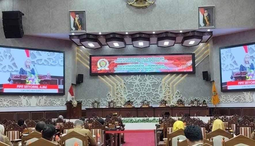 Rapur DPRD Kalteng Tutup Masa Persidangan I dan Buka Masa Persidangan II Tahun 2025