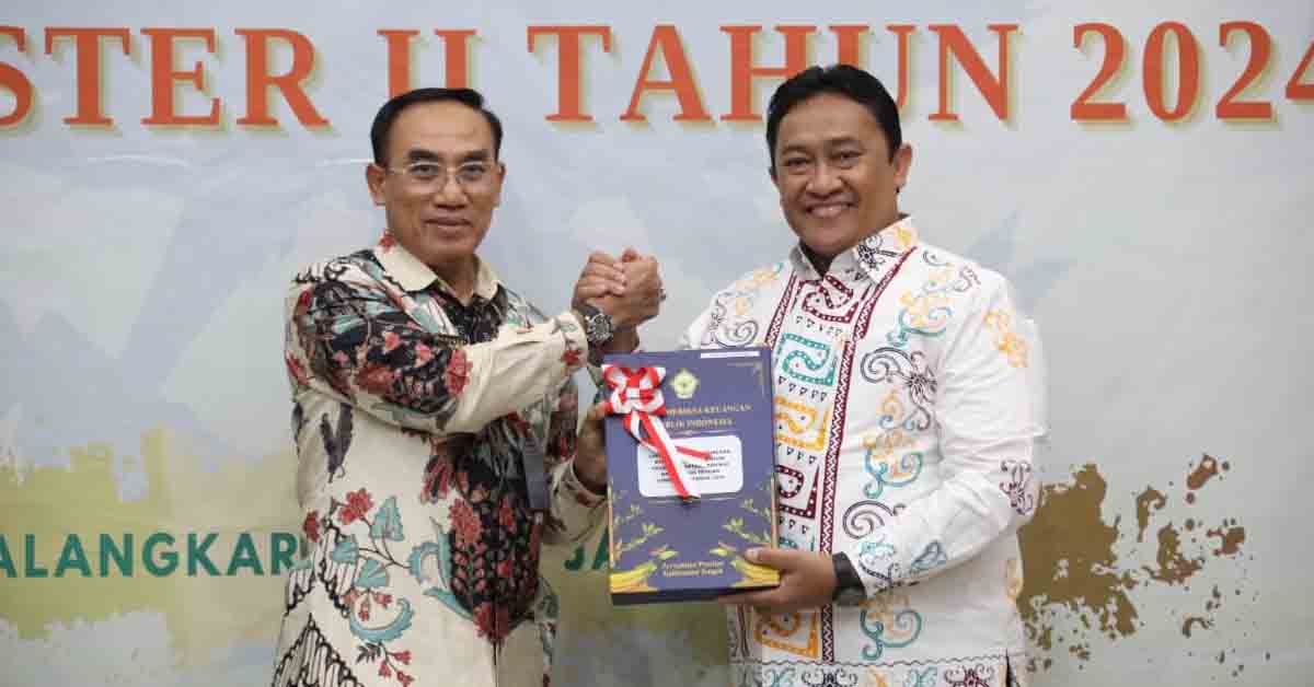 Wagub Edy Pratowo Hadiri Penyerahan LHP Kinerja dan Kepatuhan Semester II Tahun 2024 oleh BPK Perwakilan Kalteng