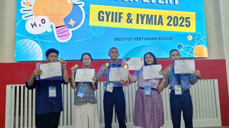 Raih Prestasi, Pelajar Kalteng Peroleh 3 Medali Emas dan 2 Perak di Ajang Internasional GYIIF 2025
