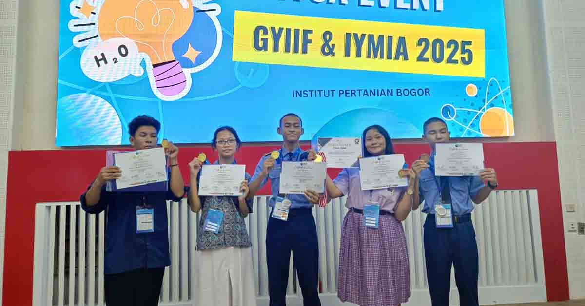 Raih Prestasi, Pelajar Kalteng Peroleh 3 Medali Emas dan 2 Perak di Ajang Internasional GYIIF 2025