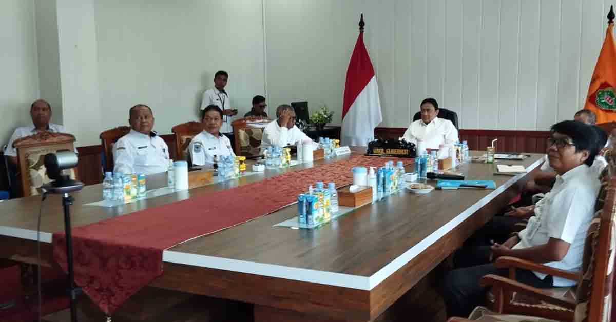 Wagub Kalteng Edy Pratowo Hadiri Launching Hasil SPI Tahun 2024 secara Virtual yang Digelar KPK RI