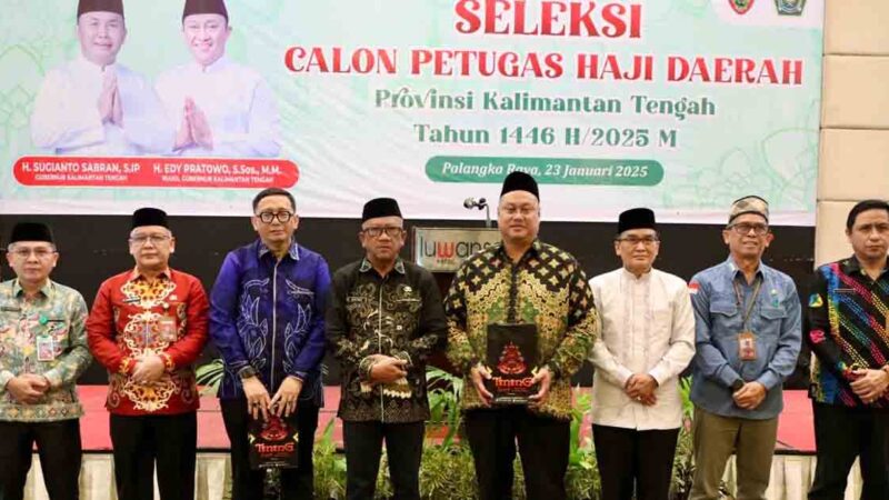 Plt Sekda Kalteng Buka Seleksi Petugas Haji Daerah