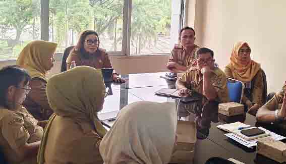 Biro Organisasi Setda Kalteng Laksanakan Rapat Persiapan Evaluasi UPTD dan Cabang Dinas