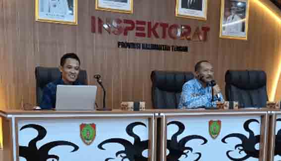 Inspektur Daerah Kalteng Pimpin Rakor Tim Pencegahan Korupsi MCP KPK Tahun 2025