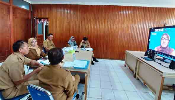 Dispursip Kalteng Ikuti Rapat Pembahasan Desk Urusan Perpustakaan dan Kearsipan