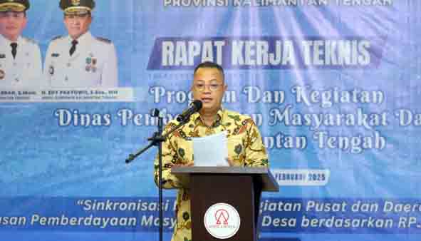 Pastikan Efektivitas Pelaksanaan Program Pemberdayaan Masyarakat dan Desa, Dinas PMD Kalteng Gelar Rakernis