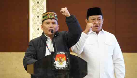 KPU Tetapkan Pasangan Agustiar Sabran-Edy Pratowo Sebagai Calon Gubernur dan Wakil Gubernur Kalteng Terpilih