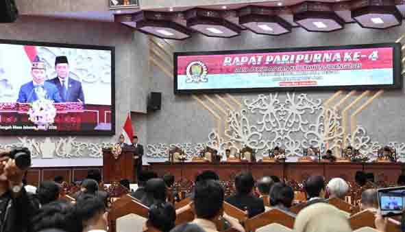 Hadiri Rapur, Agustiar Sabran Sampaikan Visi Misi Pembangunan Kalteng