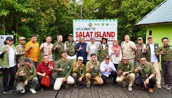 Menhut RI Lakukan Kunker ke Kalteng Tinjau Kawasan Konservasi Orangutan di Kabupaten Pulang Pisau