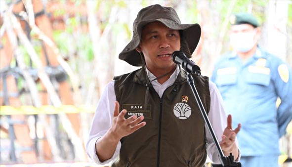 Wagub Edy Pratowo Dampingi Menhut RI Resmikan Kawasan Rehabilitasi dan Konservasi Orang Utan Nyaru Menteng
