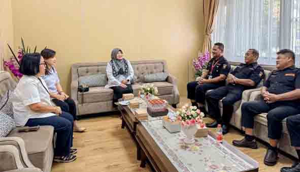 Badan Kesbangpol Terima Audiensi Senkom Mitra Polri Kalteng