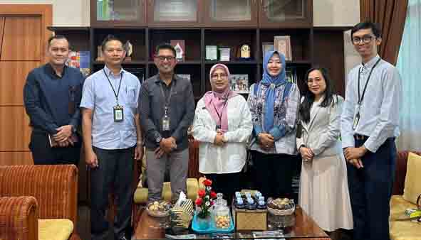 Kepala Dinas TPHP Kalteng Terima Kunjungan Bank Kalteng