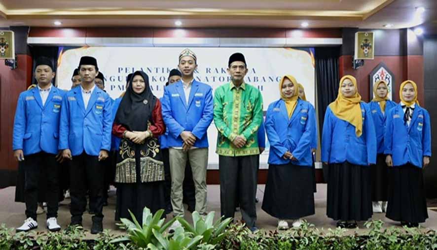 Asisten Ekbang Sri Widanarni Ucapkan Selamat Atas Dilantikannya PKC PMII Kalteng