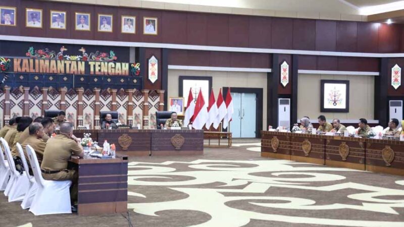 Gubernur Agustiar Sabran Tunjuk Leonard S Ampung Jabat Plt. Sekda Prov Kalteng