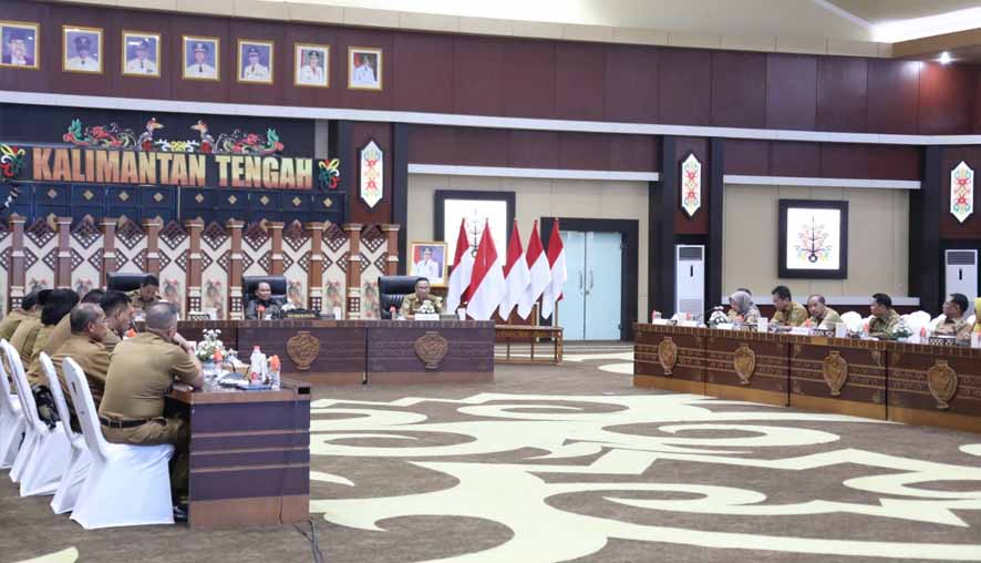 Gubernur Agustiar Sabran Tunjuk Leonard S Ampung Jabat Plt. Sekda Prov Kalteng