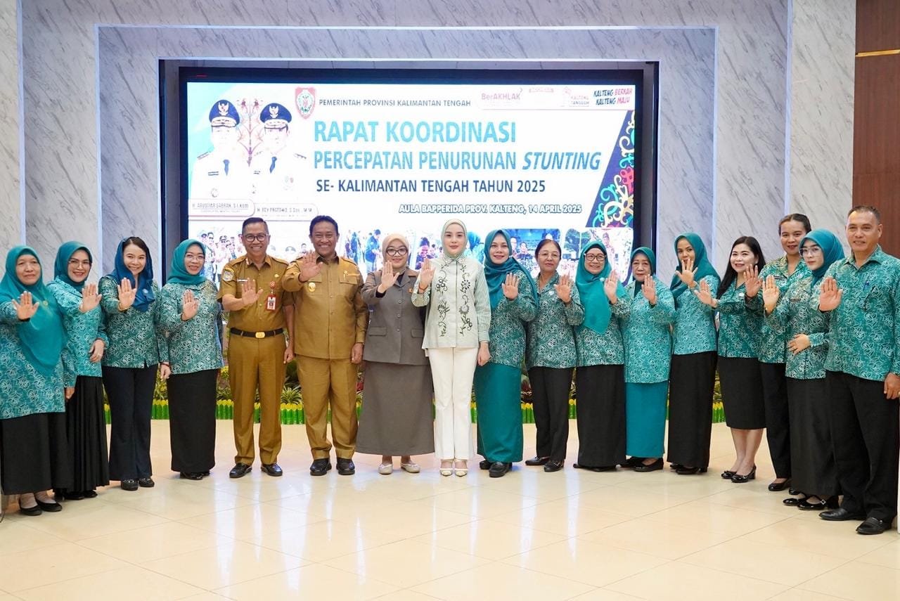 Wakil Bupati dan Ketua TP-PKK Kabupaten Mura Hadiri Rakor PPS se-Kalteng Tahun 2025