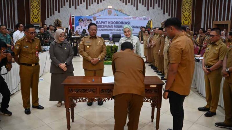 Wagub Kalteng Buka Rakor Percepatan Penurunan Stunting Tahun 2025