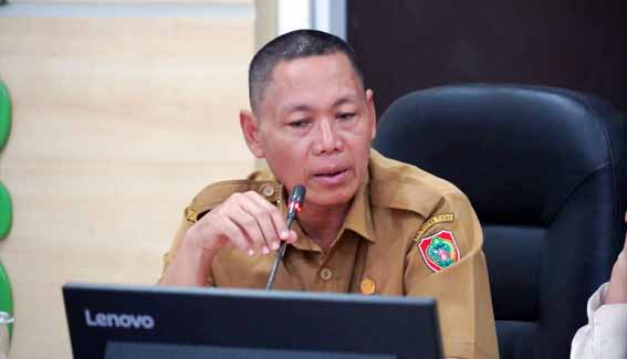 Sahli Gubernur Yuas Elko Hadiri Konferensi Pers BPS Kalteng