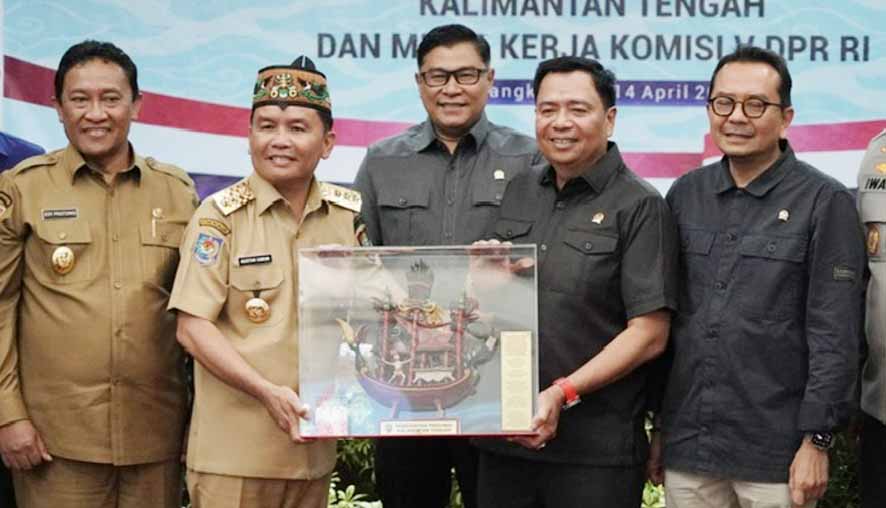 Gubernur Agustiar Sabran Sampaikan Usulan Prioritas ke Komisi V DPR RI