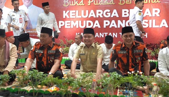Gubernur Agustiar Sabran Hadiri Buka Puasa Bersama Keluarga Besar Pemuda Pancasila