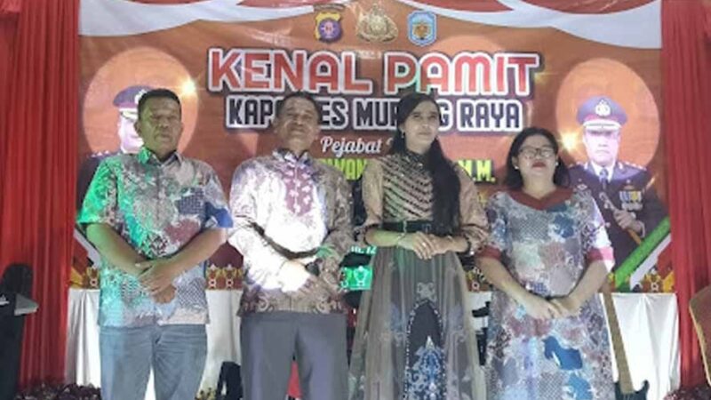 Pisah Sambut Kapolres Mura, Bupati Sampaikan Apresiasi Kepada Kapolres Lama