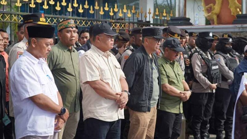 Mahasiswa dan Gabungan Organisasi Buruh Sampaikan Aspirasi ke Pemprov Kalteng