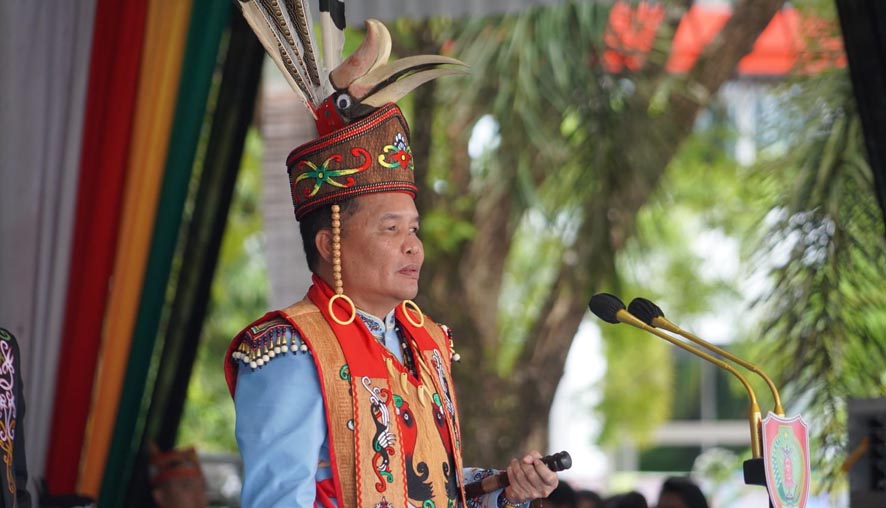 Gubernur Agustiar Sabran Pimpin Upacara Hari Jadi ke-68 Provinsi Kalimantan Tengah