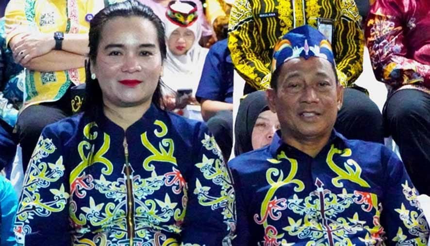 Bupati Didampingi Ketua TP-PKK Kabupaten Mura Hadiri Penutupan FBIM dan Kalteng Expo Tahun 2025