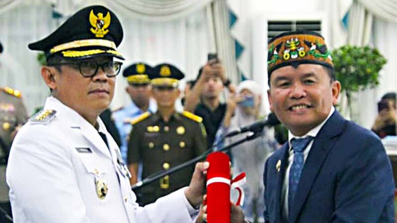 Gubernur Kalteng Agustiar Sabran Lantik Indra Gunawan Sebagai Pj Bupati Barito Utara
