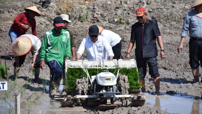 Thosibae Limin Apresiasi Bantuan Alsintan Kepada Kelompok Tani di Kapuas