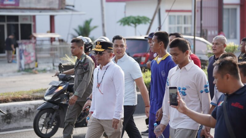 Peringatan HUT ke-66 SMAN 1 Palangka Raya, Gubernur Jalan Sehat Bersama para Siswa