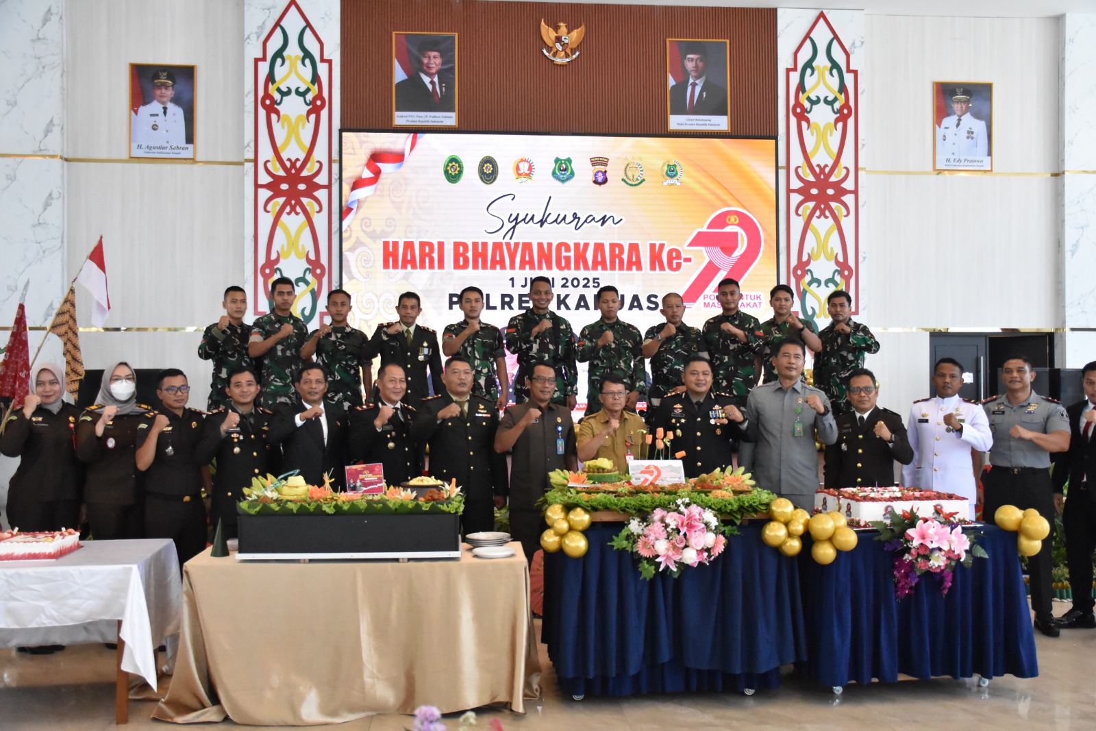 Sahli PHP Kapuas Hadiri Syukuran Hari Bhayangkara ke-79