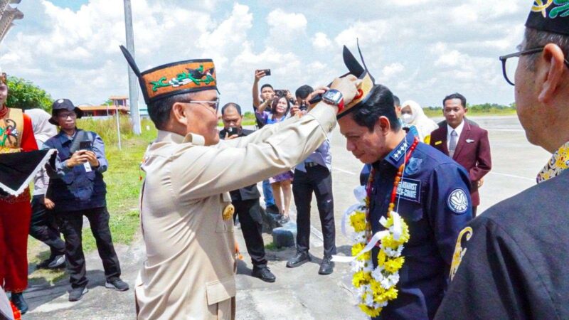 Gubernur Kalteng Sambut Kedatangan Menteri Lingkungan Hidup di Bumi Tambun Bungai
