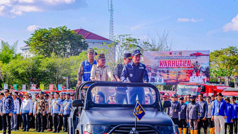 Menteri LH Pimpin Apel Penanggulangan Karhutla di Kalteng