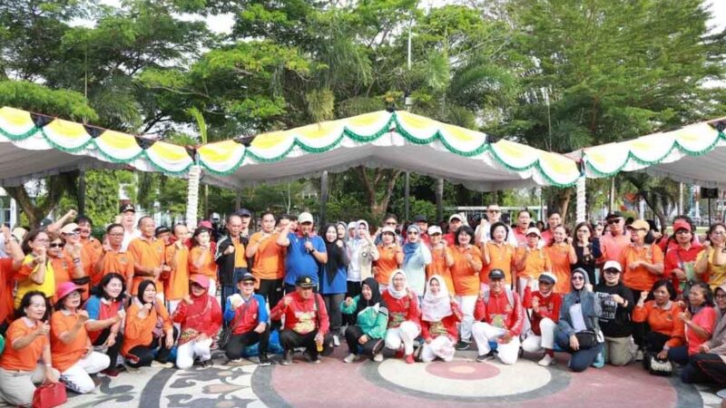 Dorong Gaya Hidup Sehat ASN Pemprov Kalteng Melalui Senam Pagi