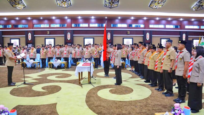 Pelantikan Pengurus Mabida dan Kwarda Gerakan Pramuka Kalteng, Gubernur : Pentingnya Pembinaan Karakter Generasi Muda