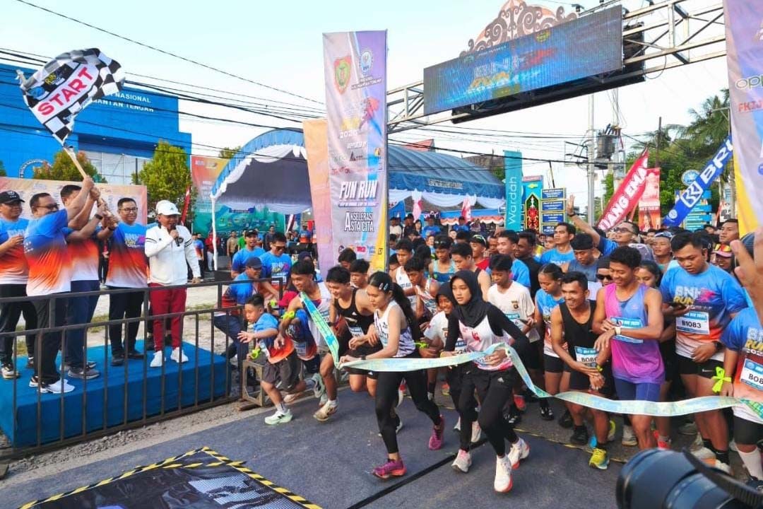 Gubernur Kalteng Buka BNN Run Volume 2, Gaungkan Hidup Sehat Tanpa Narkoba
