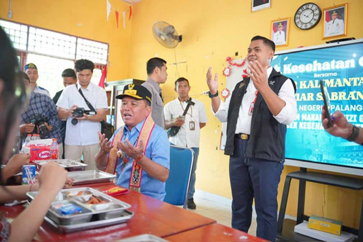 Program Presiden Prabowo CKG dan MBG, Kian Dirasa Manfaatnya oleh Para Pelajar di Kalteng