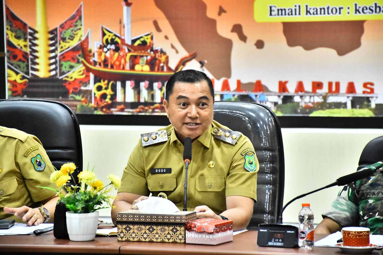 Terkait Banjir di Dusun Tumbang Mamput, Pemkab Kapuas Gelar Rapat Penanganan Konflik Sosial