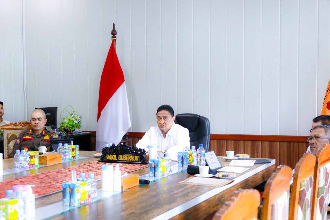 Wakil Gubernur Kalteng Hadiri Rakor Kamtibmas yang Digelar Kemenko Polhukam