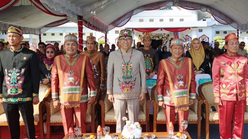 Plt Sekda Kalteng Hadiri Upacara Peringatan Hari Jadi Ke-23 Kabupaten Mura